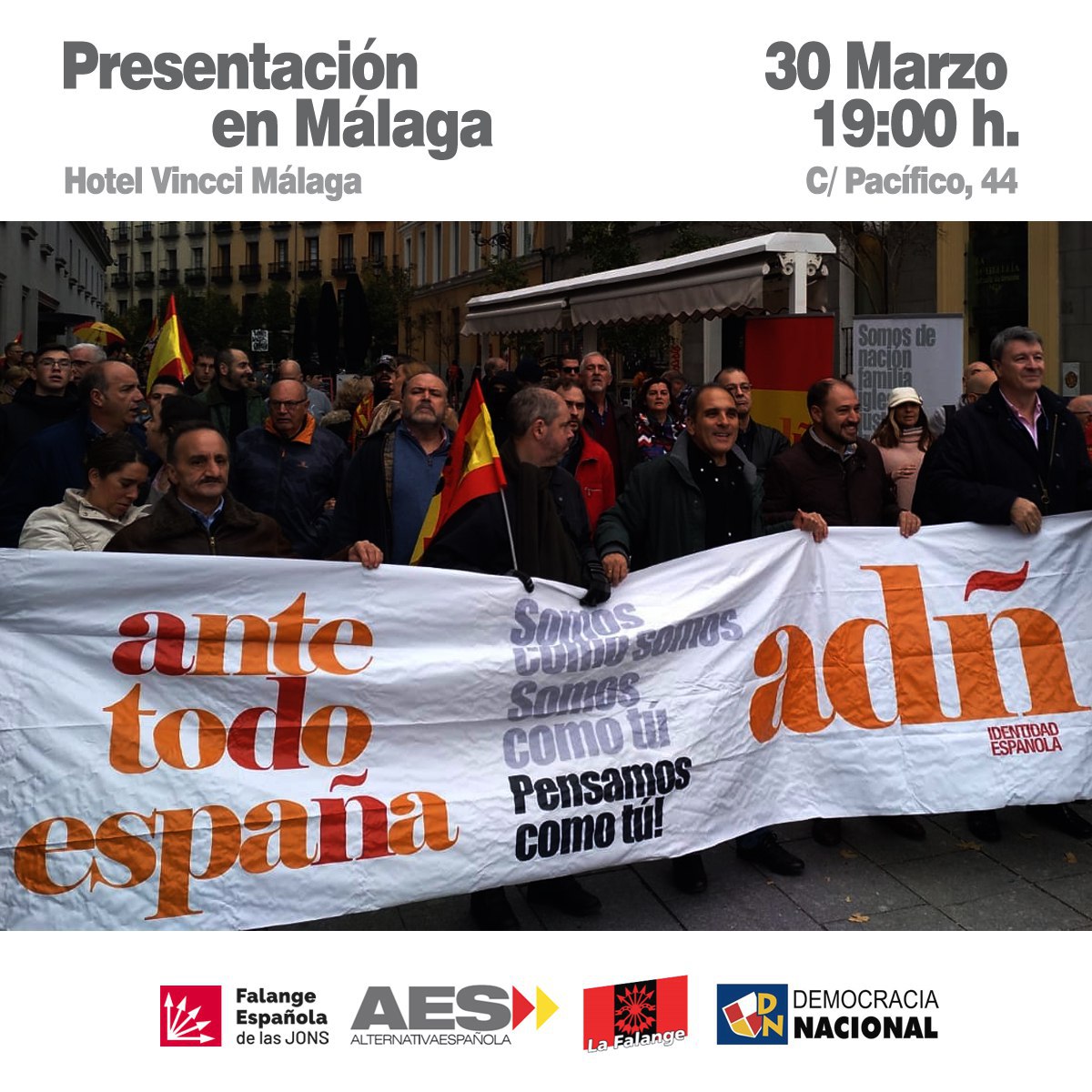 Sábado 30: Presentación de ADÑ en Málaga