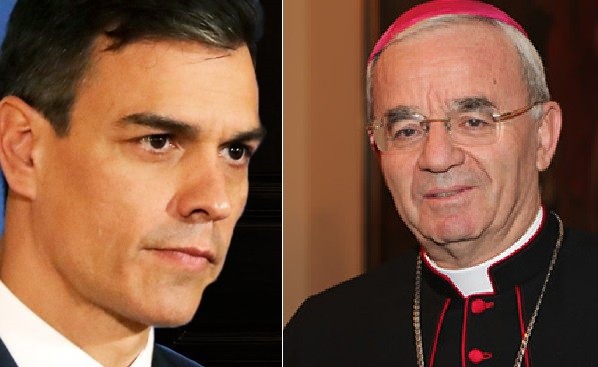 Sobre las declaraciones del Nuncio en España y las amenazas de Pedro Sánchez