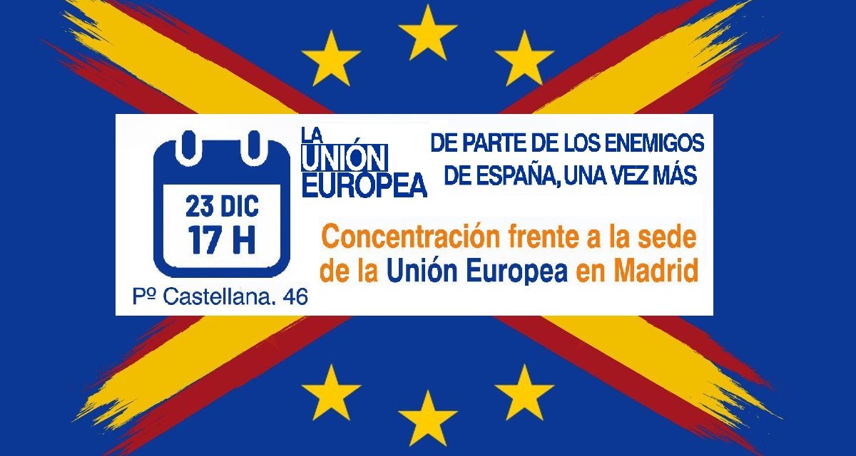 Lunes 23: Protesta contra la Unión Europea en su embajada