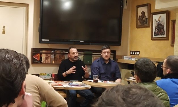 La Falange de Barcelona realizó el coloquio «Fundamentos y soluciones nacionalsindicalistas»