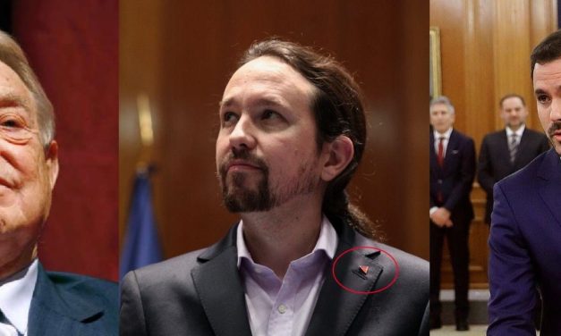 «Triángulos rojos (Rameras de Soros)» por Carlos Rodríguez