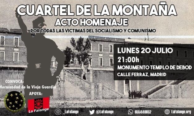 Lunes 20: Homenaje a los Caídos en el Cuartel de la Montaña