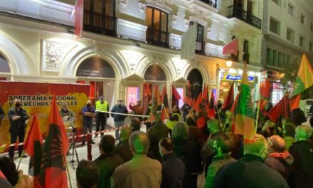 Acto unitario falangista por la conmemoración del 87 aniversario de la fundación de Falange Española