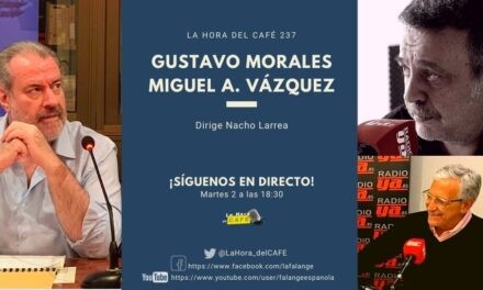 La Hora del CAFE 237 en directo por Youtube, Facebook y Twitter con Miguel Ángel Vázquez y Gustavo Morales