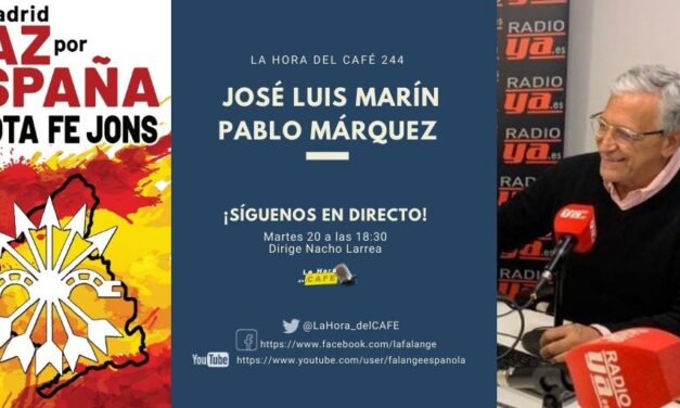 La Hora del CAFE 244 en directo por Youtube, Facebook y Twitter con Pedro Márquez y José Luis Marín