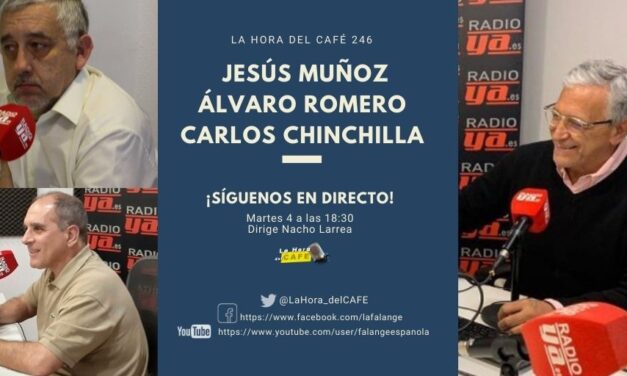 La Hora del CAFE 246 en directo por Youtube, Facebook y Twitter con Jesús Muñoz y Álvaro Romero