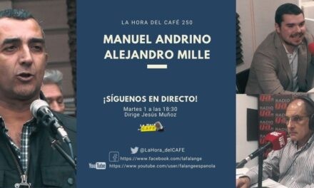 La Hora del CAFE 250 en directo por Youtube, Facebook y Twitter con Manuel Andrino y Alejandro Mille