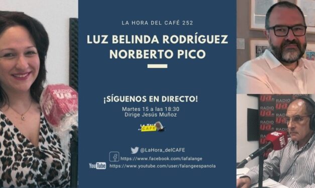 La Hora del CAFE 252 en directo por Youtube, Facebook y Twitter con la diputada Luz Belinda Rodríguez y Norberto Pico