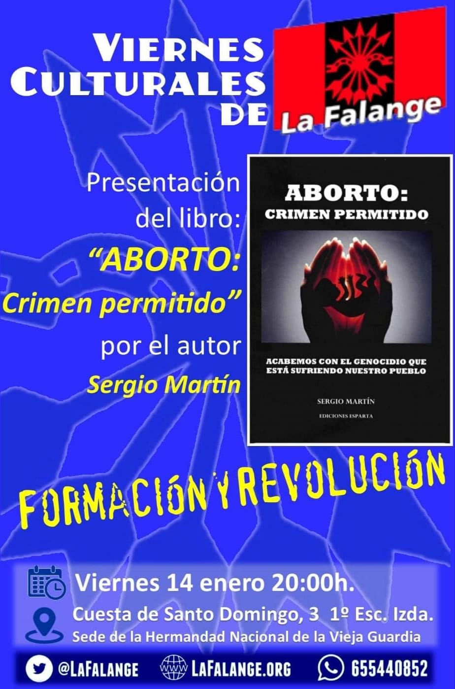 PRESENTACIÓN DEL LIBRO "Aborto: crimen permitido" a cargo de su autor, Sergio Martín.