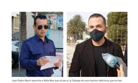 La Falange presentará denuncia en el Juzgado contra Rafa Mas, concejal de Compromís en Alicante