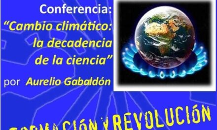 Nuevo Viernes Cultural de La Falange. Conferencia “Cambio climático: la decadencia de la ciencia” a cargo de Aurelio Gabaldón.