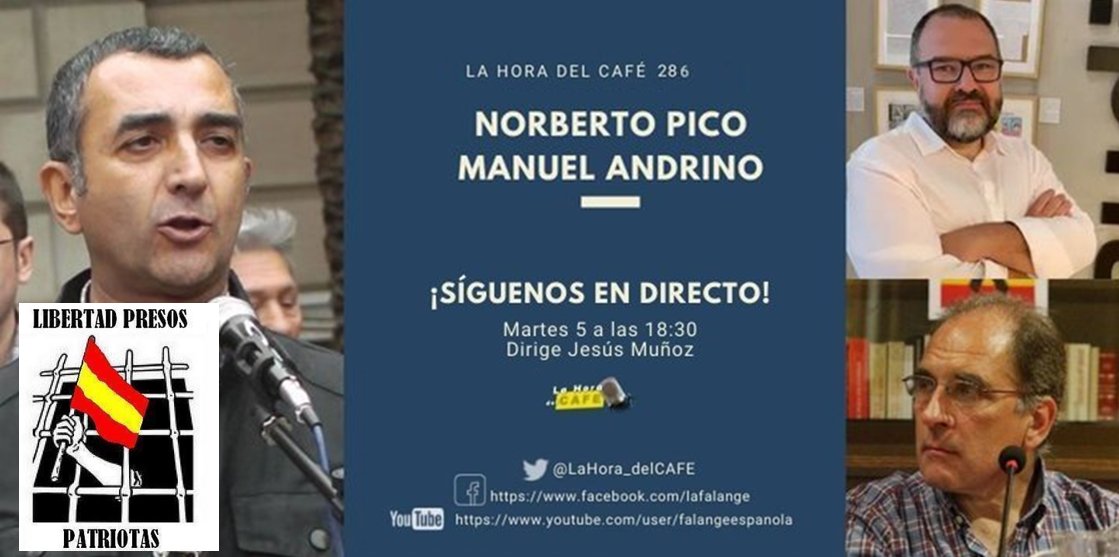 La Hora del CAFE 286 en directo por Youtube, Facebook y Twitter con Norberto Pico y Manuel Andrino