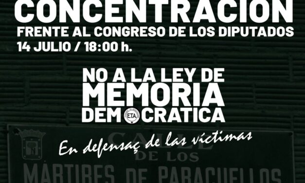 Entrevista a Manuel Andrino y otros apoyos a la concentración contra la Ley de Memoria Democrática en “El correo de España”