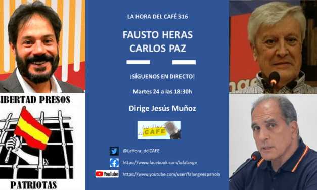 La Hora del CAFÉ 316 en directo con Fausto Heras y Carlos Paz