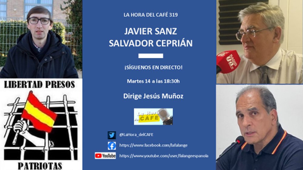 La Hora del CAFÉ 319 en directo con Javier Sanz y Salvador Ceprián