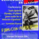 Nuevo viernes cultural: «Juan Ignacio Pombo, el último gran vuelo de la Aviación Española» por Fernando Llorente