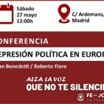 Sábado 27: «Represión política en Europa» por Roberto Fiore e Yvan Benedetti