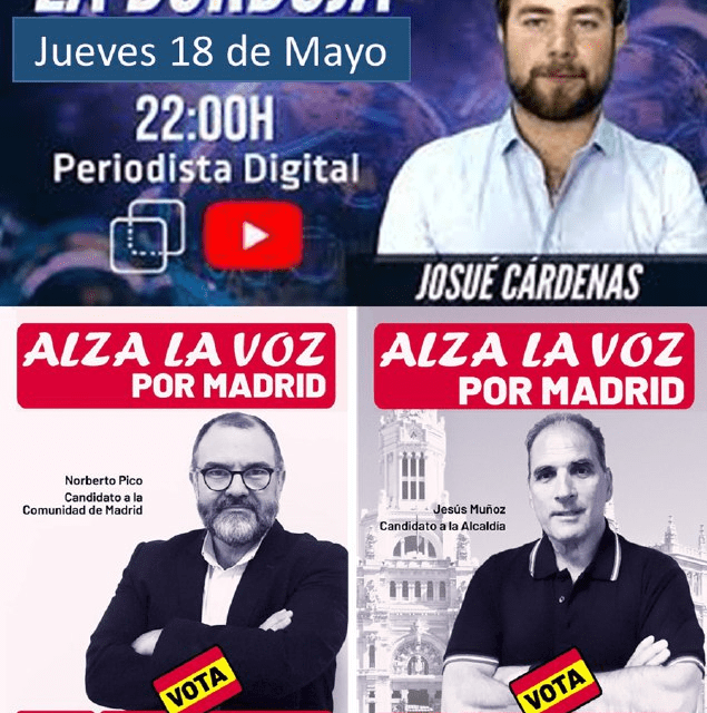 Entrevista en LA BURBUJA a nuestros candidatos para MADRID