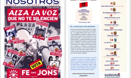 Nueva edición de la revista digital «NOSOTROS» – nº62 Primavera 2023