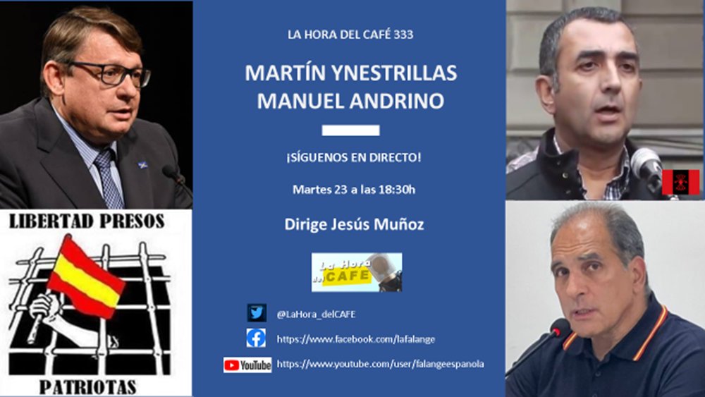 La Hora del CAFÉ 333 en directo con Martín Ynestrillas y Manuel Andrino