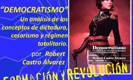 Nuevo viernes cultural: «Democratismo» con Robert Castro