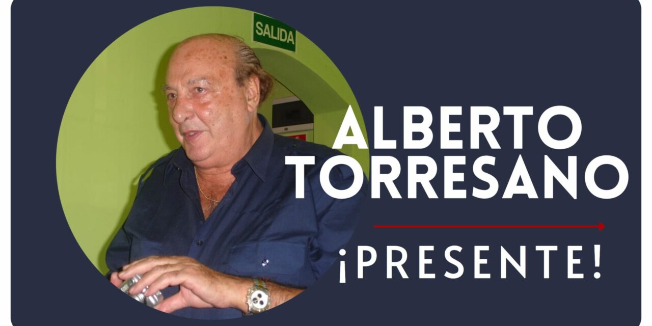 Alberto Torresano ya ocupa su puesto en los luceros. ¡Presente!