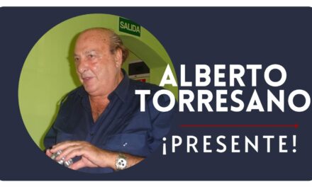 Alberto Torresano ya ocupa su puesto en los luceros. ¡Presente!