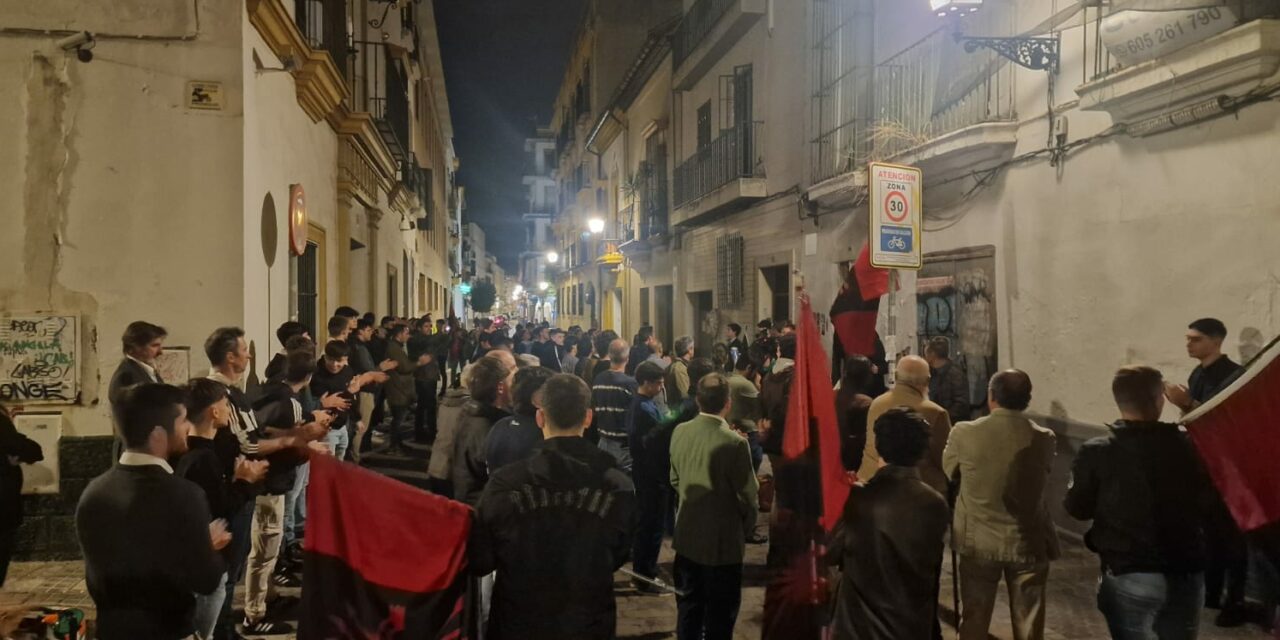 Acto por los caídos de la Falange de Sevilla